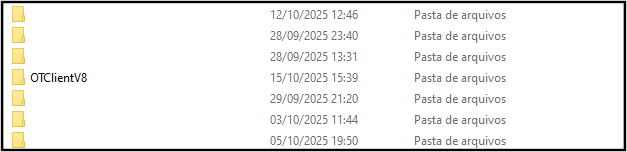 Passo 2: Entrar na pasta do OTV8